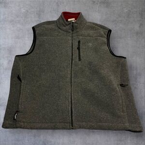 Timberland Polartec Fleece Vest Charcoal Gray XL